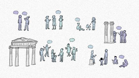 Visuel lettre d'information "La démocratie n'est pas un fardeau. Elle est la solution"