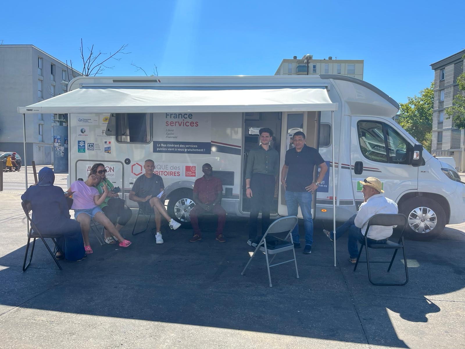Photo du déplacement à Avignon dans le cadre de la démarche Itinéraires numériques