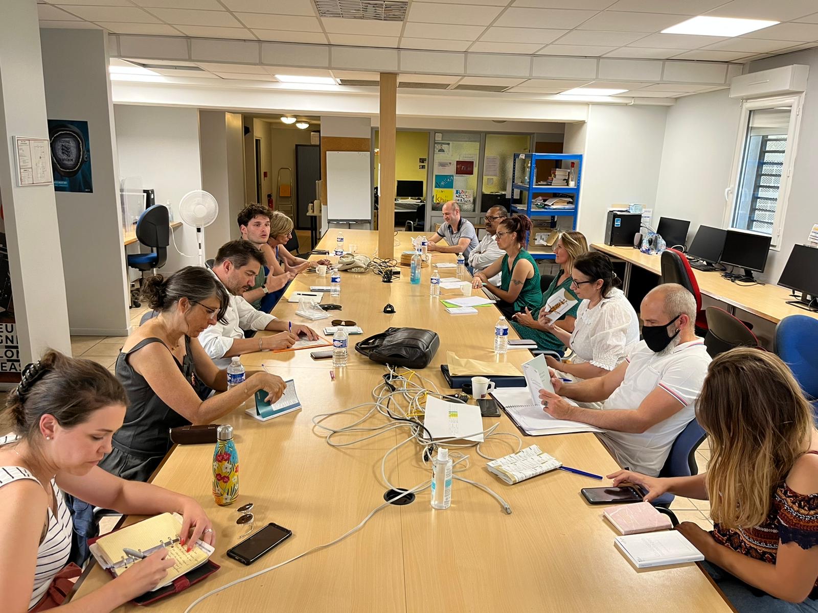 Photo du déplacement à Avignon dans le cadre de la démarche Itinéraires numériques
