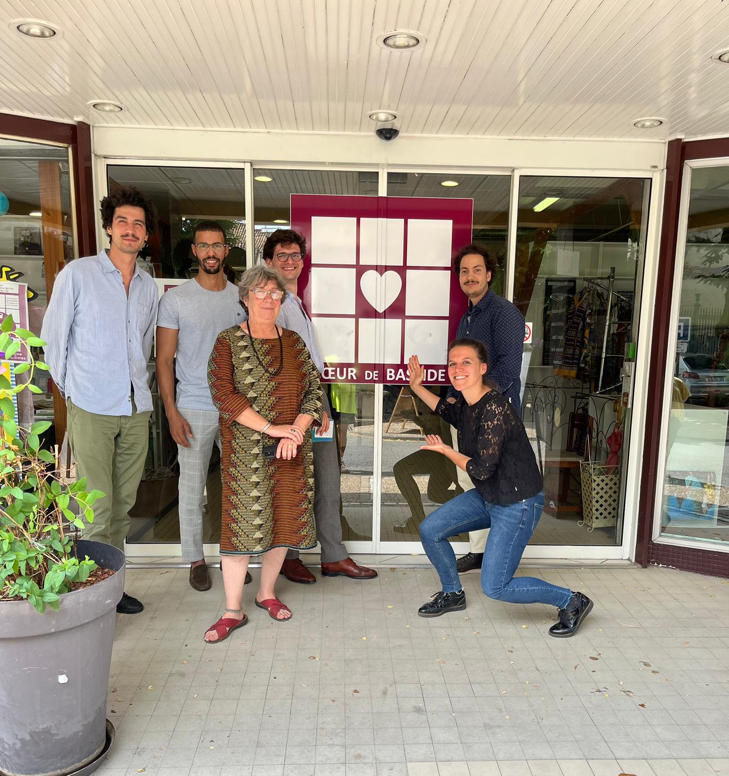 Photo du déplacement à Sainte-Foy-la-Grande dans le cadre de la démarche Itinéraires numériques
